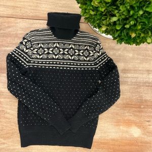 Double RL label wool turtleneck